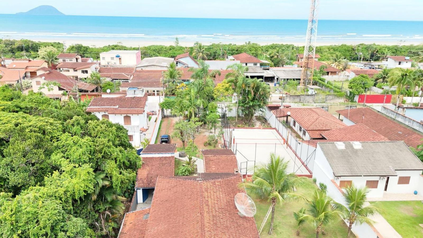 Casa Com Quadra De Areia Boraceia Sao Sebastiao Villa Kültér fotó