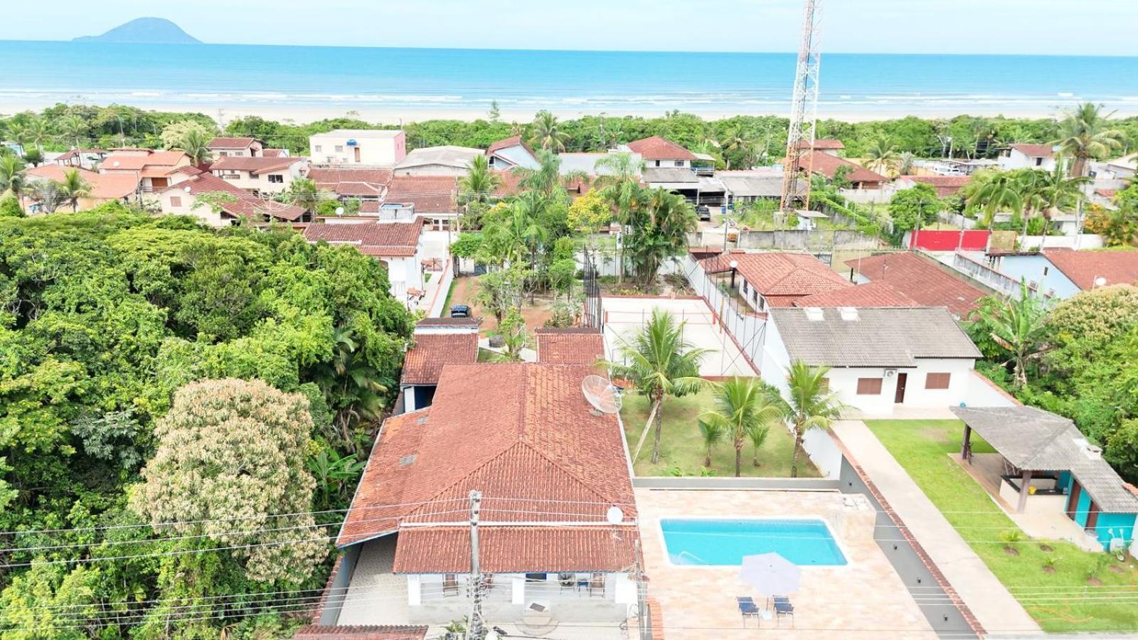 Casa Com Quadra De Areia Boraceia Sao Sebastiao Villa Kültér fotó